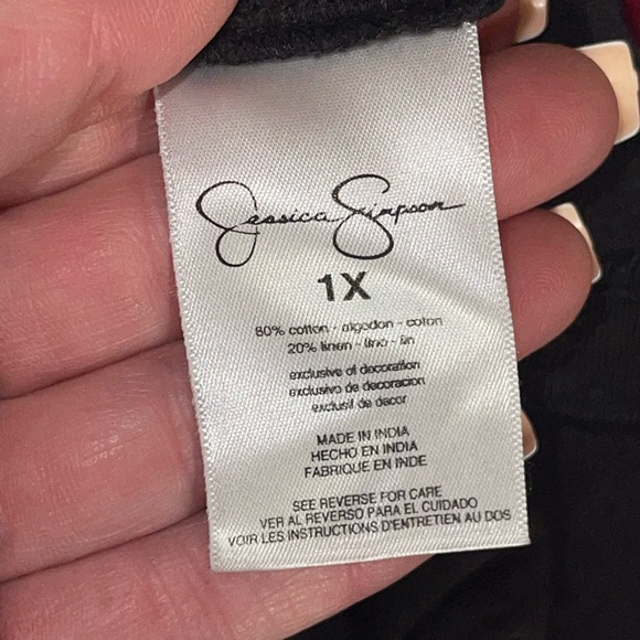 Jessica Simpson Sloane Striped Square Neck Tank Top - Picture 6 of 6